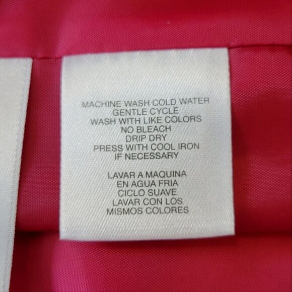 Jones New York Sport Magenta Pink Quilted Zip Vest Size S - Picture 8 of 8